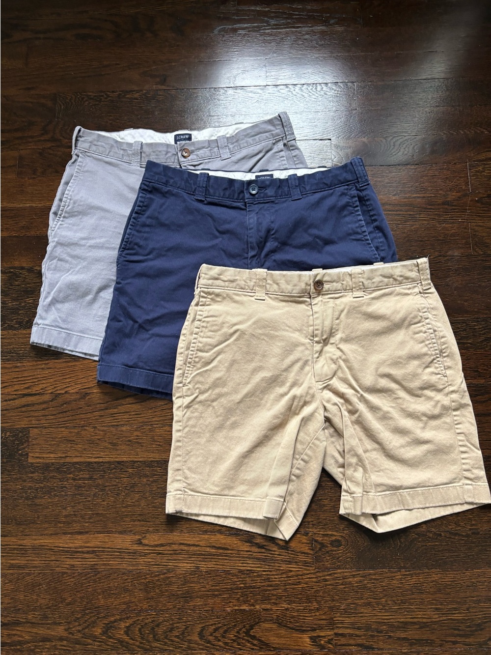 Men’s 7” J. Crew Chino Shorts Bundle